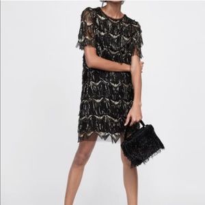 Zara fringe/sequins dress